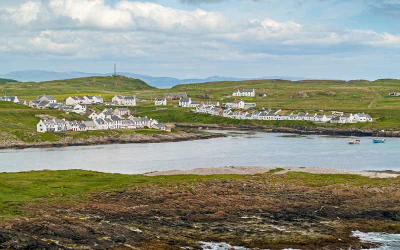 Portnahaven is a village on Islay. The village is within the parish of Kilchoman. It is located at the southern tip of the Rinns at the southern end of the A847 road.Ê