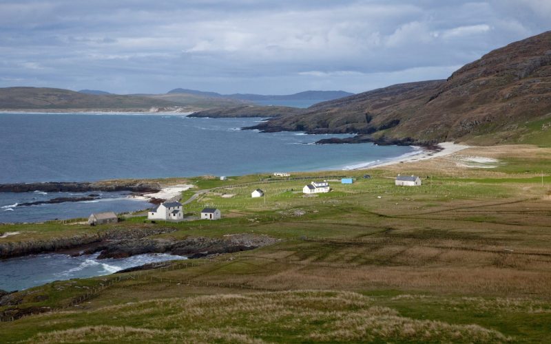A remote settlement on the west coast of the Isle of Harris