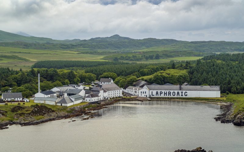 Laphroaig distillery is an Islay single malt Scotch whisky distillery. It is named for the area of land at the head of Loch Laphroaig on the south coast of the Isle of Islay